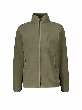 MERU | Chaqueta polar Sherpa Boigny para hombre | dunkelgrün